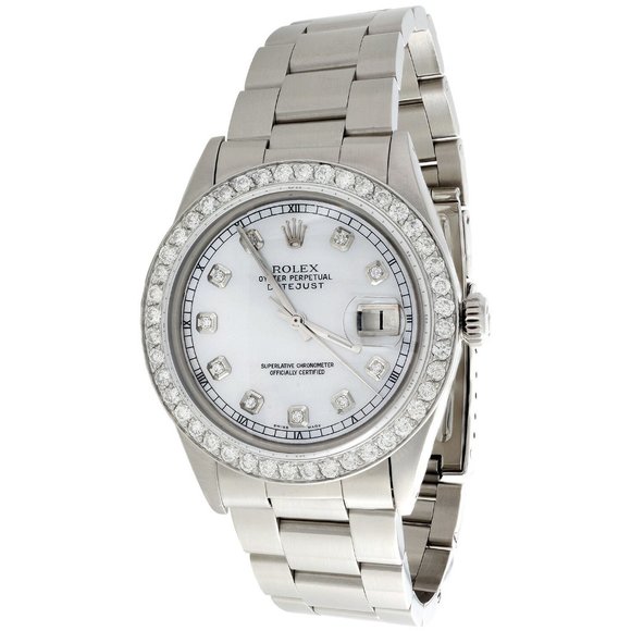 rolex Other - X-mas Sale! Mens Rolex 36mm 2 CT w/ mint Rolex box